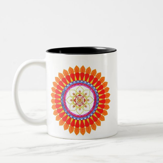 Tasse 2 Couleurs Boho Elegant Rhythmic Euphoria  (Gauche)