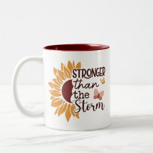 Tasse 2 Couleurs Boho Fleurs Bible Fleur sauvage Verse