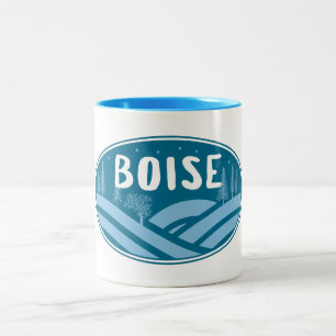 Tasse 2 Couleurs Boise Idaho Extérieur