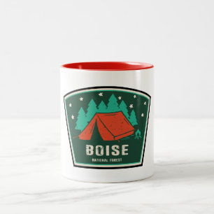 Tasse 2 Couleurs Boise National Forest Camping