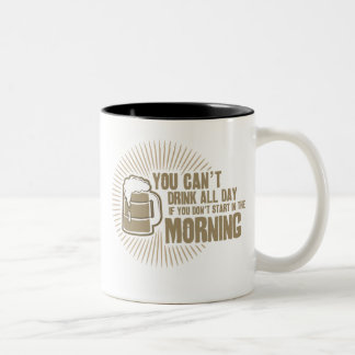 Tasse 2 Couleurs boisson biseautée toute la journée si vous ne