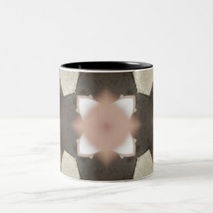 Tasse 2 Couleurs Boisson Brown de cacao à chaud Clam Shell Pink