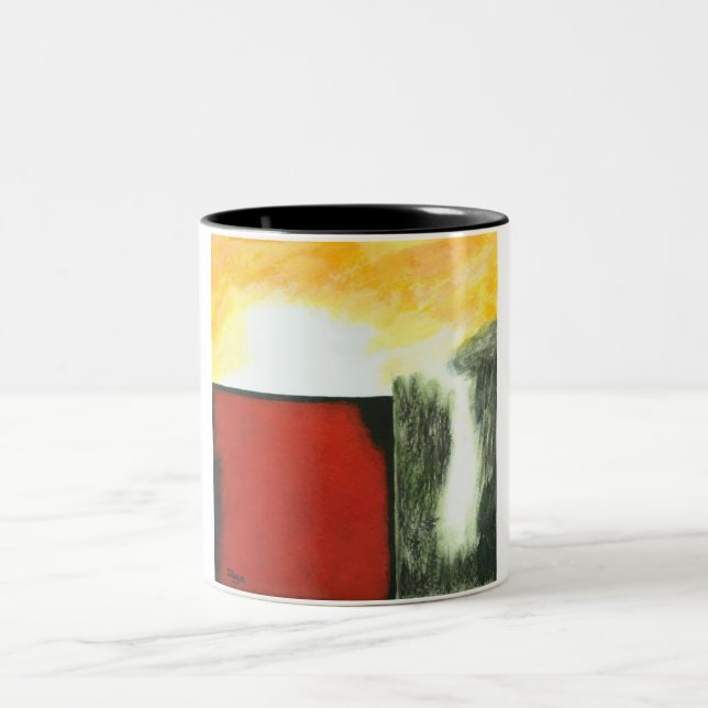 Tasse 2 Couleurs Boite de Pandore de la peinture originale (Centre)