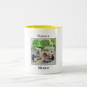 Tasse 2 Couleurs Boléros traditionnels dans le Zocalo d'Oaxaca