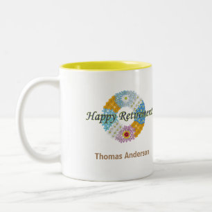 Tasse 2 Couleurs Bon cadeau de retraite