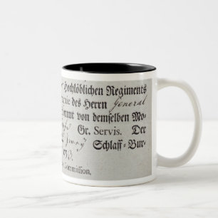 Tasse 2 Couleurs Bon d'hébergement, 1759