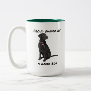 Tasse 2 Couleurs Bon Garçon Black Lab