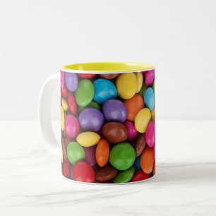 Tasse 2 Couleurs Bonbons boutons colorés