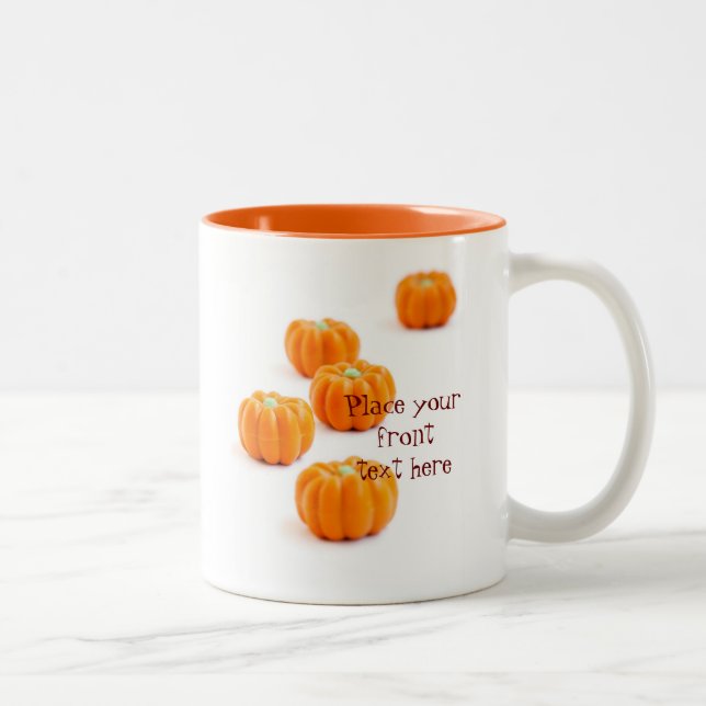Tasse 2 Couleurs Bonbons citrouilles d'Halloween (Droit)