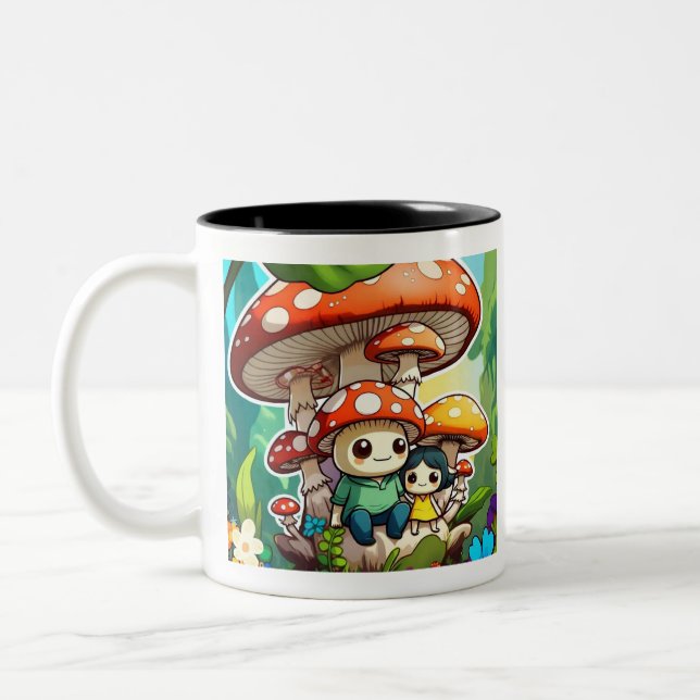 Tasse 2 Couleurs "Bonheur de Greenwood" (Gauche)