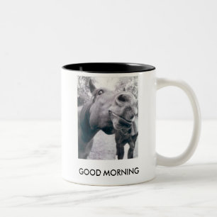 Tasse 2 Couleurs Bonjour