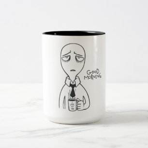 Tasse 2 Couleurs Bonjour