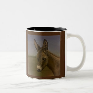 Tasse 2 Couleurs Bonjour Âne