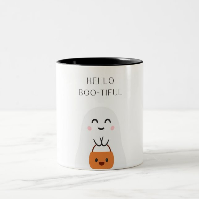 Tasse 2 Couleurs Bonjour BOO-TIFUL (Centre)