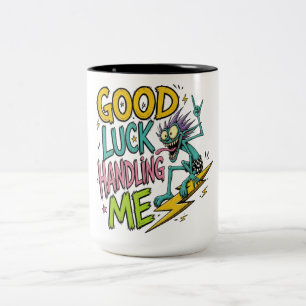 Tasse 2 Couleurs Bonne Chance En Me Manipulant – Créature Étrange S