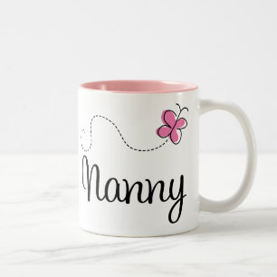 Tasse 2 Couleurs Bonne d'enfants rose mignonne de papillon
