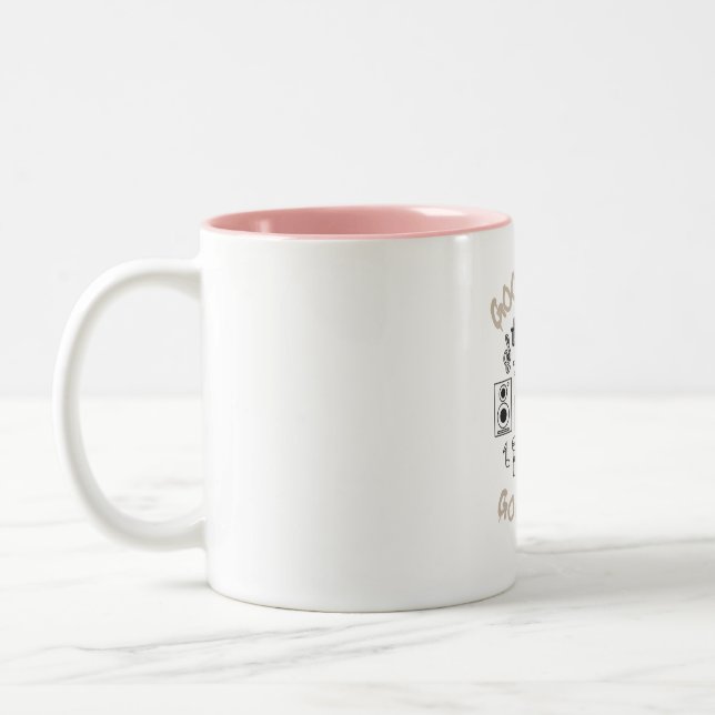 Tasse 2 Couleurs Bonne musique Bonne vie (Gauche)