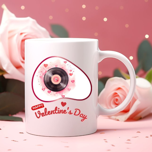 Tasse 2 Couleurs Bonne Saint-Valentin - Passionné pour toujours (Créateur téléchargé)