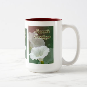 Tasse 2 Couleurs Bonnes Fêtes - Bindweed blanc
