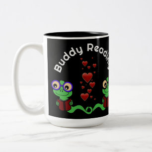 Tasse 2 Couleurs Bookworms Buddy Lecture