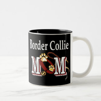 Tasse 2 Couleurs Bordure Collie Dog MOM