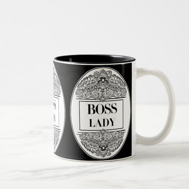 Tasse 2 Couleurs Boss Lady - Élégante autonomisation (Droit)