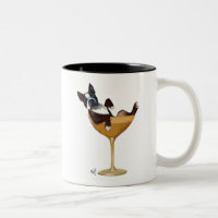 Boston Terrier en verre à cocktail 2