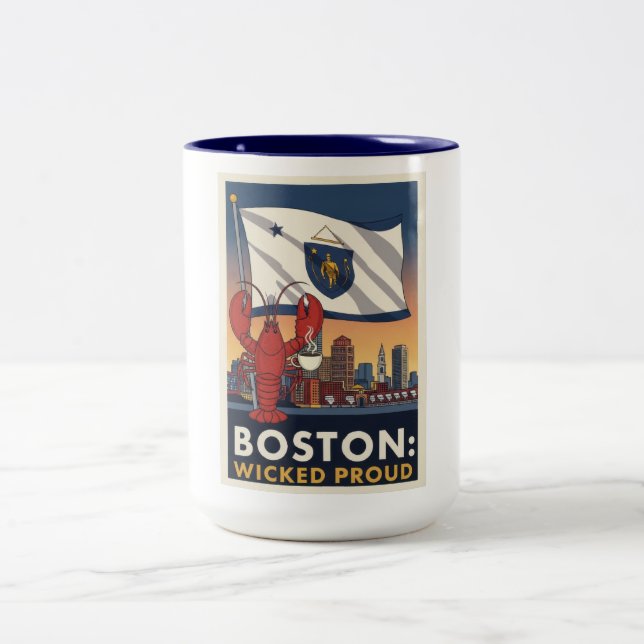 Tasse 2 Couleurs Boston Wicked Fier (Centre)