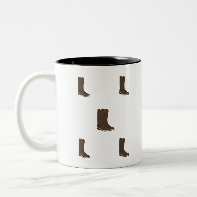 Tasse 2 Couleurs Bottes rustiques (Gauche)