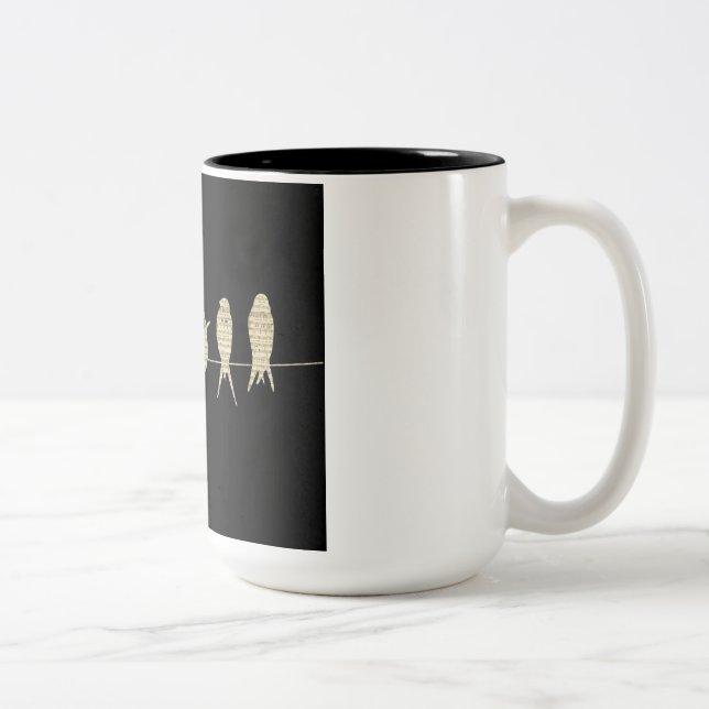 Tasse 2 Couleurs Bouchon de café pour les oiseaux (Droit)