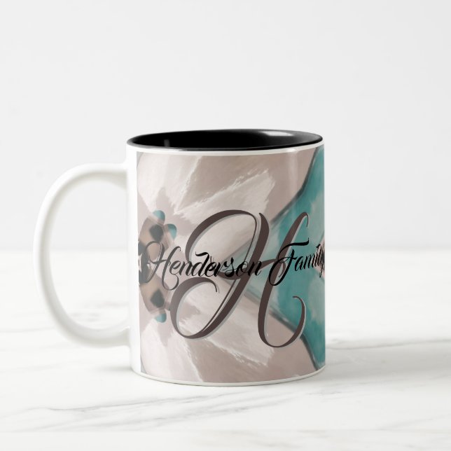 Tasse 2 Couleurs Bouchons de café personnalisés (Gauche)