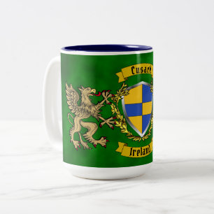 Tasse 2 Couleurs Bouclier irlandais et Griffins