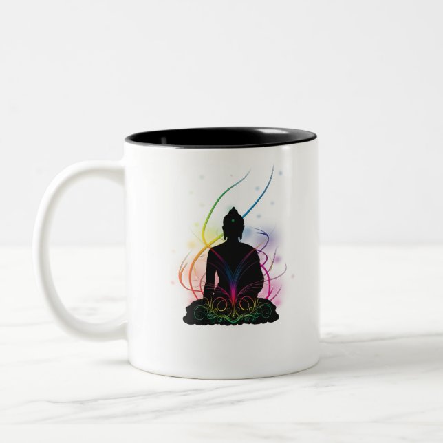 Tasse 2 Couleurs Bouddha (Gauche)