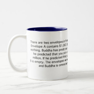 Tasse 2 Couleurs Bouddha sait votre avenir