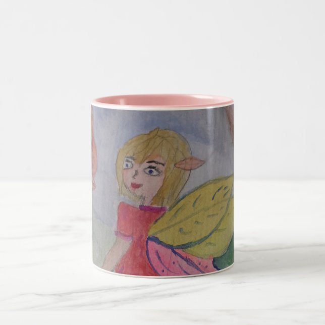 Tasse 2 Couleurs Boue à papillon (Centre)