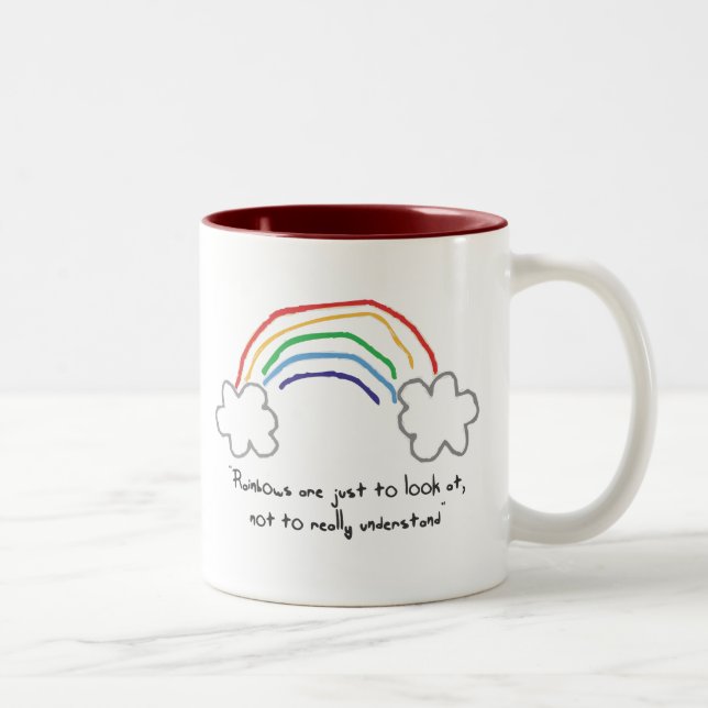 Tasse 2 Couleurs boue arc-en-ciel (Droit)