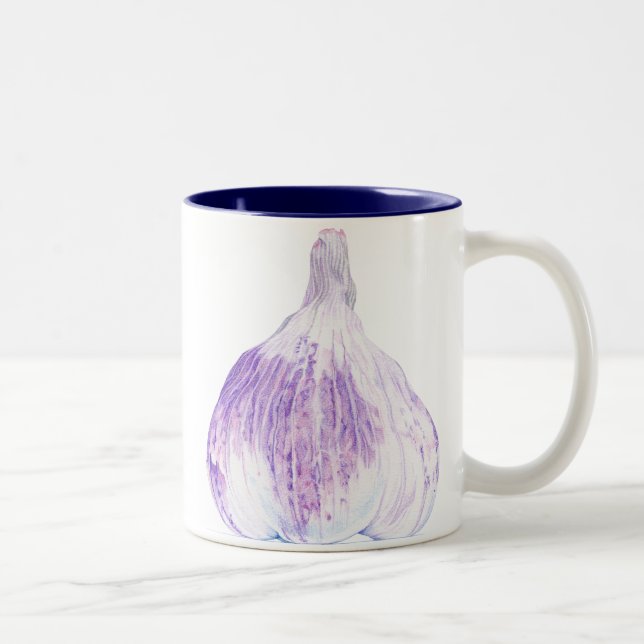 Tasse 2 Couleurs Boue d'ail pourpre (Droit)