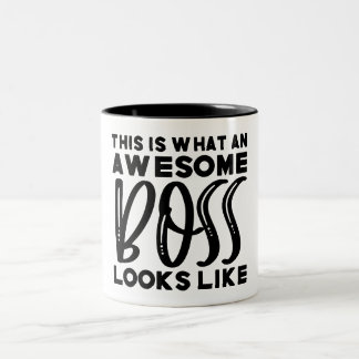 Tasse 2 Couleurs Boue de café en milieu de travail