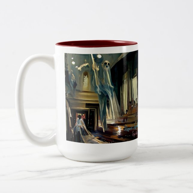 Tasse 2 Couleurs Boue de café Spirituelle (Gauche)