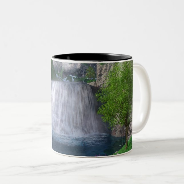 Tasse 2 Couleurs Boue De Cascade Cwm (Devant droit)
