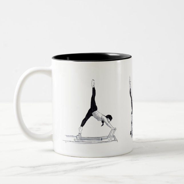 Tasse 2 Couleurs Boue de Pilates (Gauche)