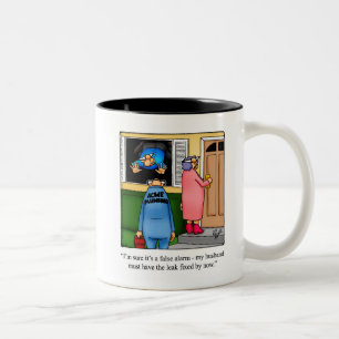 Tasse 2 Couleurs Boue d'Humour de plombier