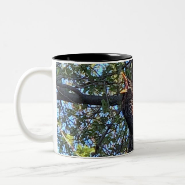 Tasse 2 Couleurs Boue d'Oiseau (Gauche)