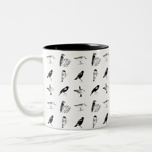 Tasse 2 Couleurs boue motif (Gauche)
