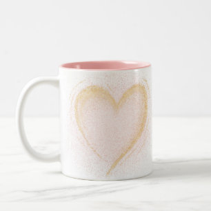 Tasse 2 Couleurs Boug Coeur Épargné