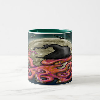 Tasse 2 Couleurs Boug de café à deux tons d'octopus
