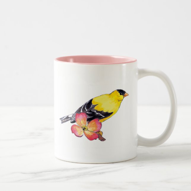 Tasse 2 Couleurs Boug de café Goldfinch (Droit)