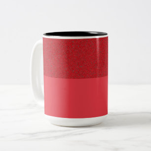 Tasse 2 Couleurs Boug de café rouge à tomate de type Speckle-Top - 