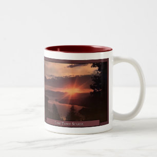 Tasse 2 Couleurs Boug de café Sunrise Lake Tahoe