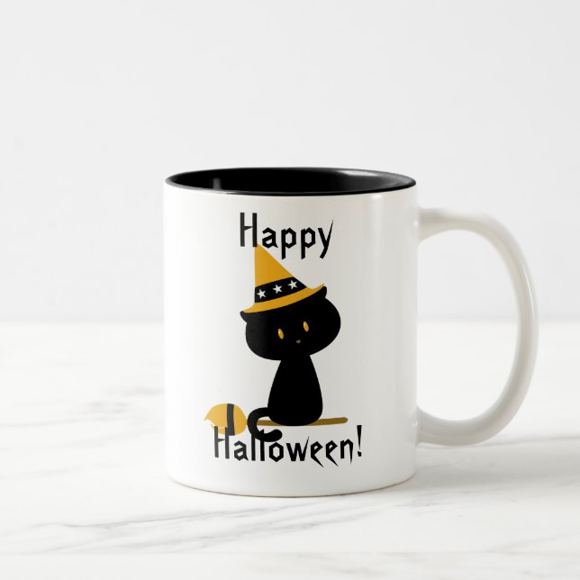 Tasse 2 Couleurs Boug de chat en cuisine (Droit)